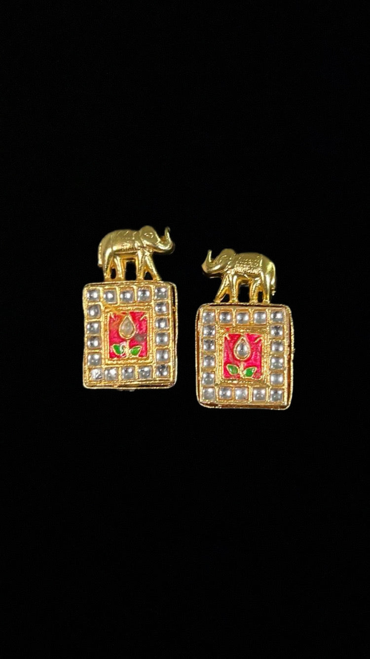Elephant Square Studs