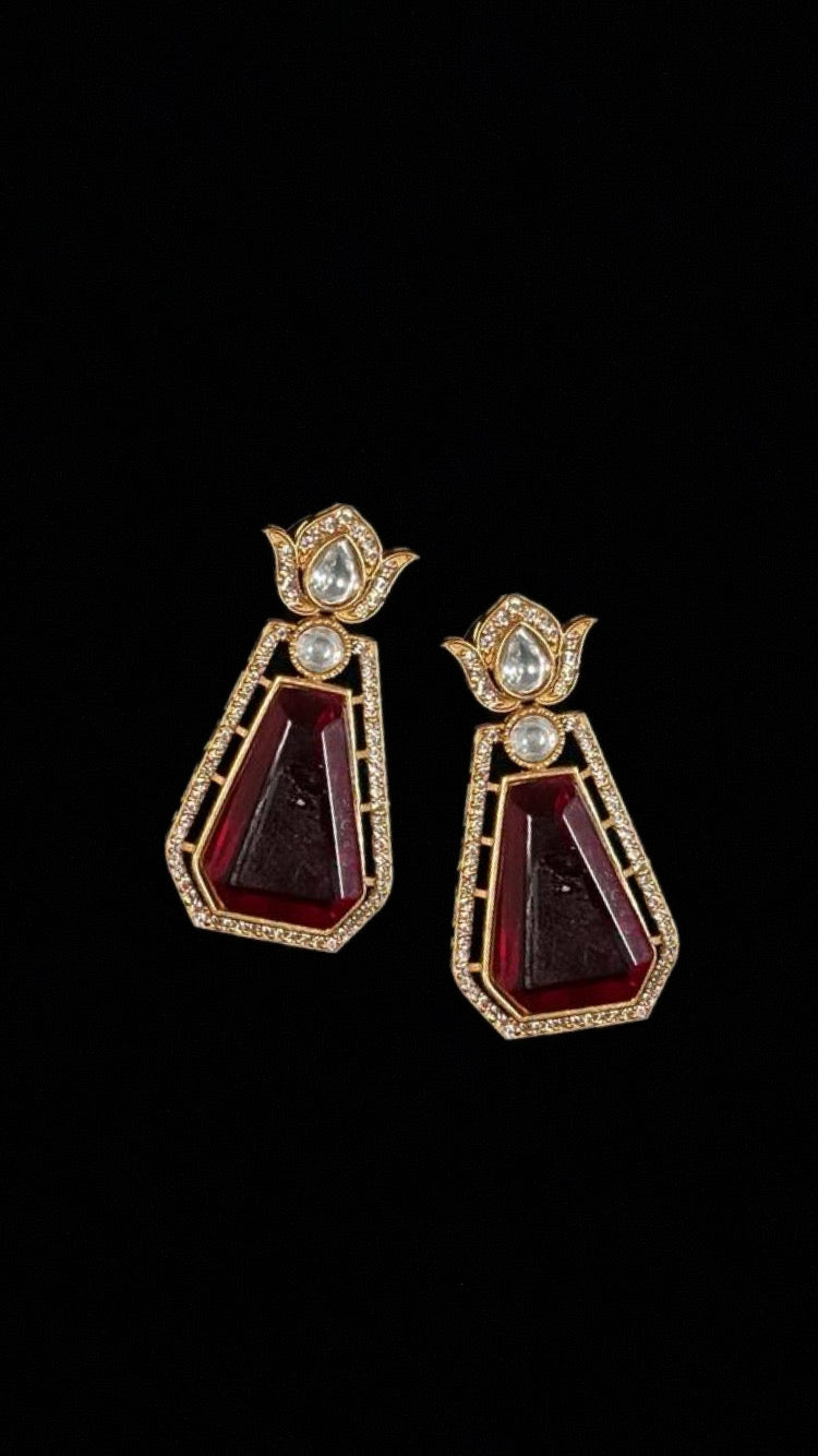 Red Bold Studs
