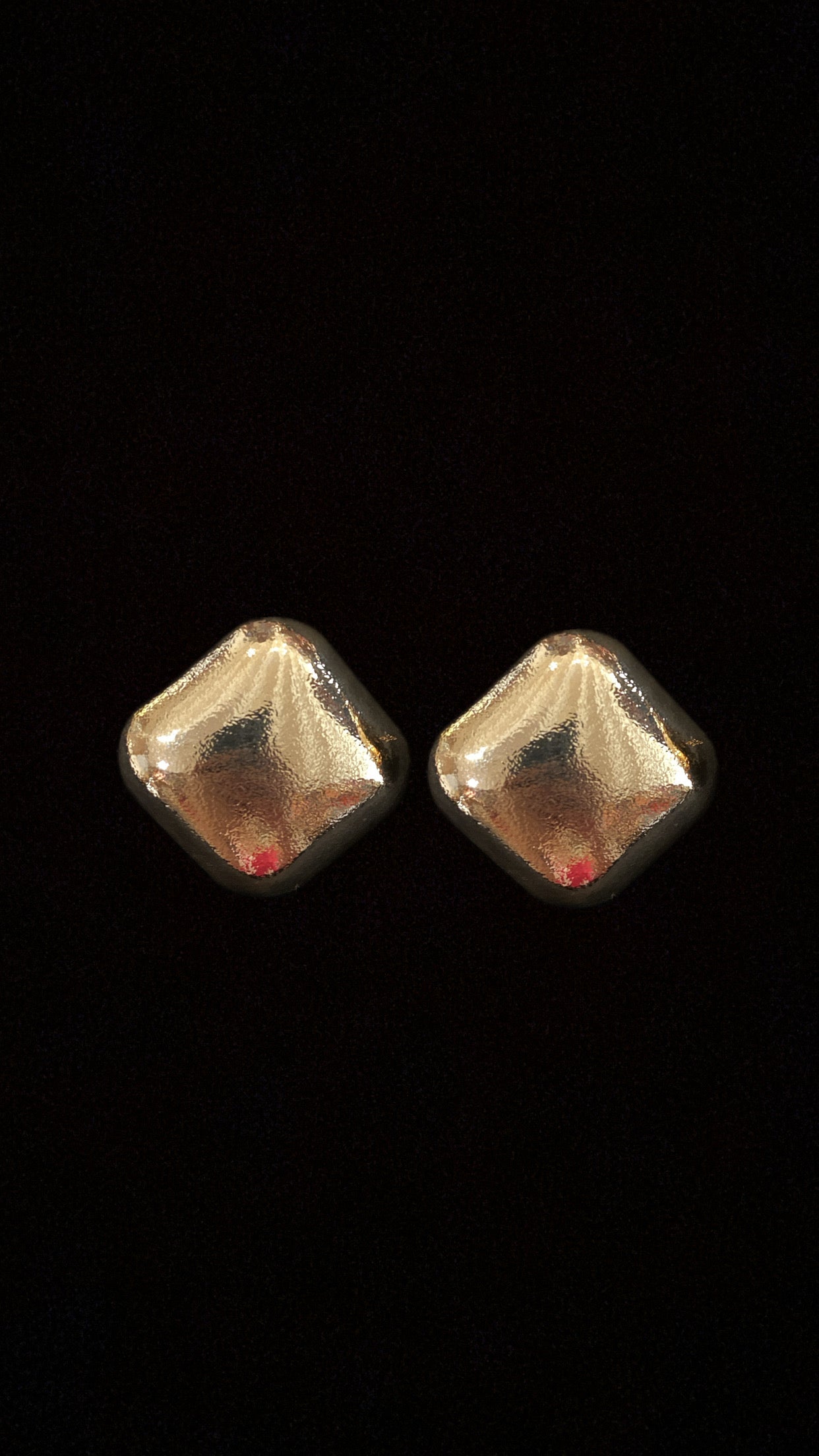 Bold square studs