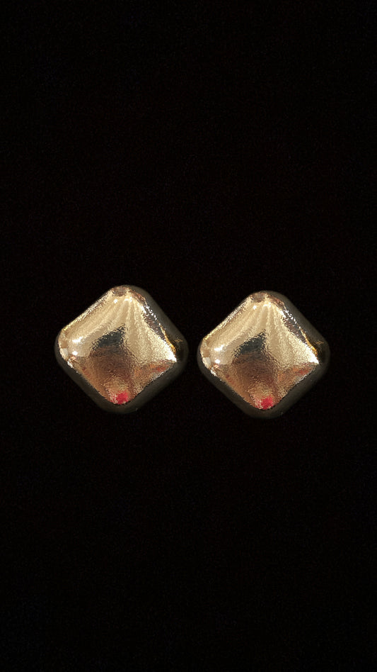 Bold square studs