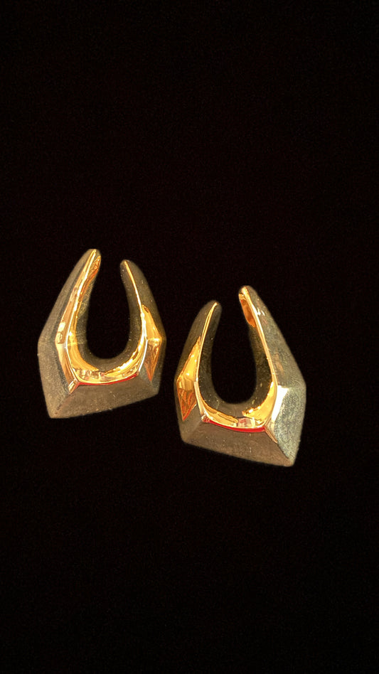 Geometry loop earrings
