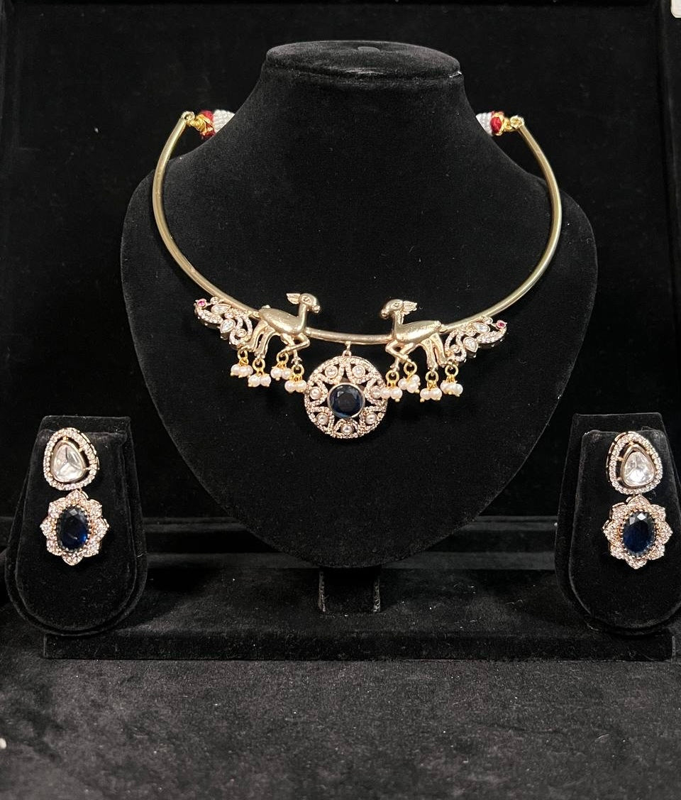 Hiran Sapphire Hasli – Royal Grace with Sapphire Splendor